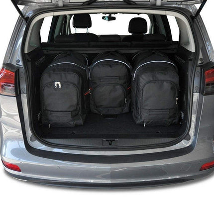 Kjust Reistassenset voor Opel Zafira Tourer 2011-2019 - Set van 4 Tassen met 3 Roltassen en 1 Sporttas