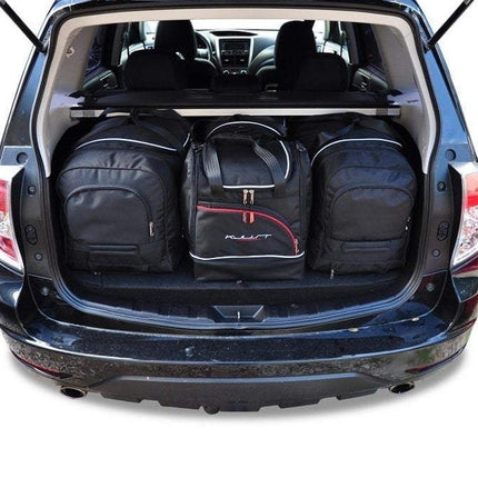 Kjust Reistassenset voor Subaru Forester 2008-2013 - Set van 4 Tassen met 2 Roltassen en 2 Sporttassen
