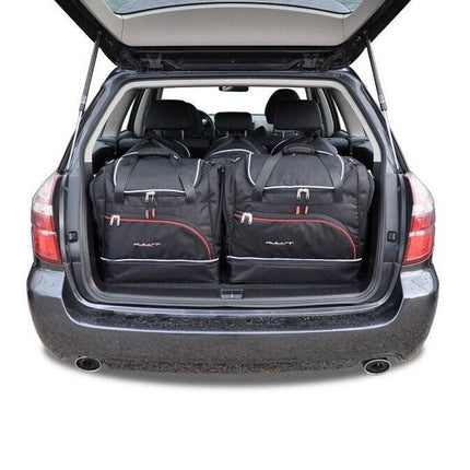 Kjust Reistassenset voor Subaru Legacy stationwagen 2003-2009 - Set van 5 Tassen met 3 Roltassen en 2 Sporttassen