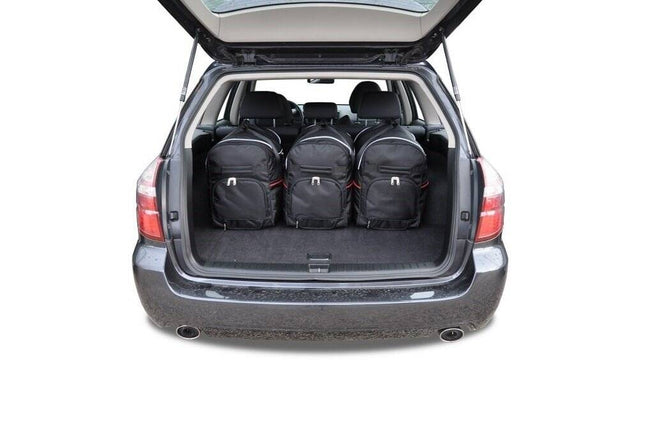 Kjust Reistassenset voor Subaru Legacy stationwagen 2003-2009 - Set van 5 Tassen met 3 Roltassen en 2 Sporttassen