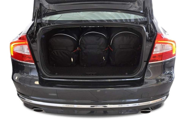 Kjust Reistassenset voor Volvo S80 Sedan 2006-2016 - Set van 5 Tassen met 3 Roltassen en 2 Sporttassen