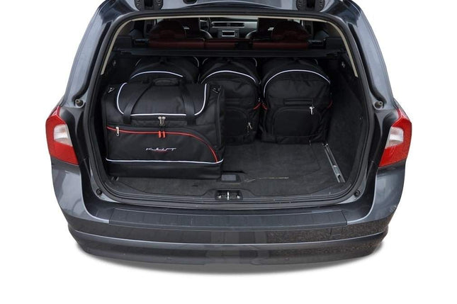 Kjust Reistassenset voor Volvo XC70 stationwagen 2007-2016 - Set van 5 Tassen met 3 Roltassen en 2 Sporttassen