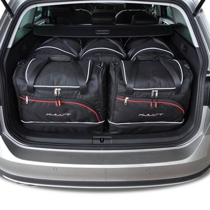 Kjust Reistassenset voor Volkswagen Golf stationwagen 2013-2020 - Set van 5 Tassen met 3 Roltassen en 2 Sporttassen