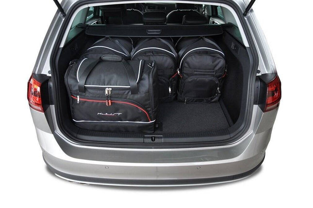 Kjust Reistassenset voor Volkswagen Golf stationwagen 2013-2020 - Set van 5 Tassen met 3 Roltassen en 2 Sporttassen