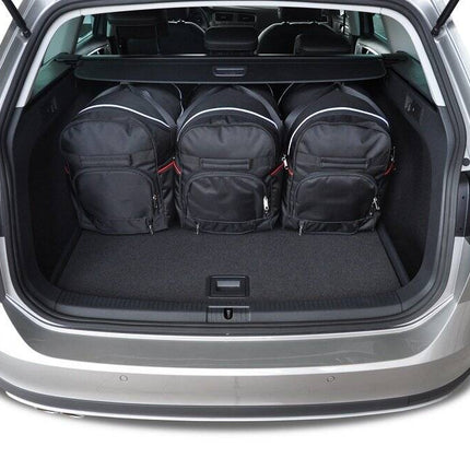 Kjust Reistassenset voor Volkswagen Golf stationwagen 2013-2020 - Set van 5 Tassen met 3 Roltassen en 2 Sporttassen