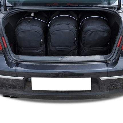 Kjust Reistassenset voor Volkswagen Passat Sedan 2005-2011 - Set van 5 Tassen met 3 Roltassen en 2 Vliegtuigtassen
