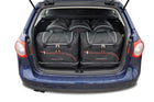 Kjust Reistassenset voor Volkswagen Passat Variant 2005-2011 - Set van 5 Tassen met 3 Roltassen en 2 Sporttassen