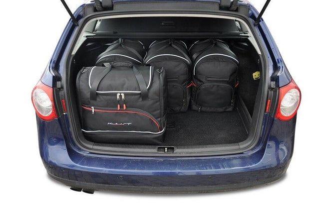 Kjust Reistassenset voor Volkswagen Passat Variant 2005-2011 - Set van 5 Tassen met 3 Roltassen en 2 Sporttassen