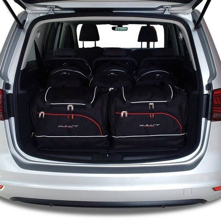 Kjust Reistassenset voor Volkswagen Sharan vanaf 2010 - Set van 5 Tassen met 3 Roltassen en 2 Sporttassen