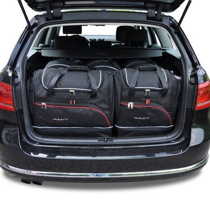 Kjust Reistassenset voor Volkswagen Passat Alltrack 2012-2015 - Set van 5 Tassen met 3 Roltassen en 2 Sporttassen