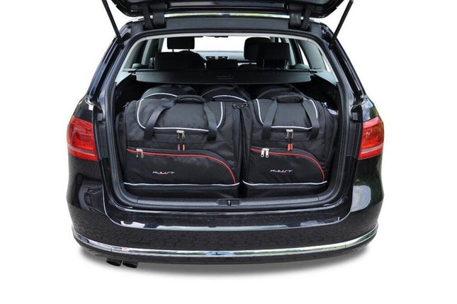 Kjust Reistassenset voor Volkswagen Passat Alltrack 2012-2015 - Set van 5 Tassen met 3 Roltassen en 2 Sporttassen