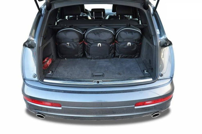Kjust Reistassenset voor Audi Q7 2006-2015 - Set van 5 Tassen met 3 Roltassen en 2 Sporttassen