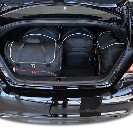 Kjust Reistassenset voor Infiniti Q70 Sedan 2013-2019 - Set van 5 Tassen met 2 Roltassen 1 Sporttas en 2 Vliegtuigtassen