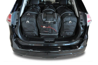Kjust Reistassenset voor Nissan X-trail 2014-2022 - Set van 4 Tassen met 2 Roltassen en 2 Sporttassen