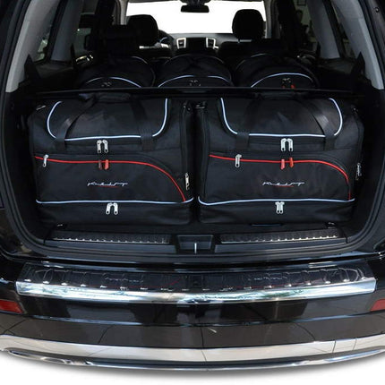 Kjust Reistassenset voor Mercedes Benz GL-Klasse 2013-2016 - Set van 5 Tassen met 3 Roltassen en 2 Sporttassen