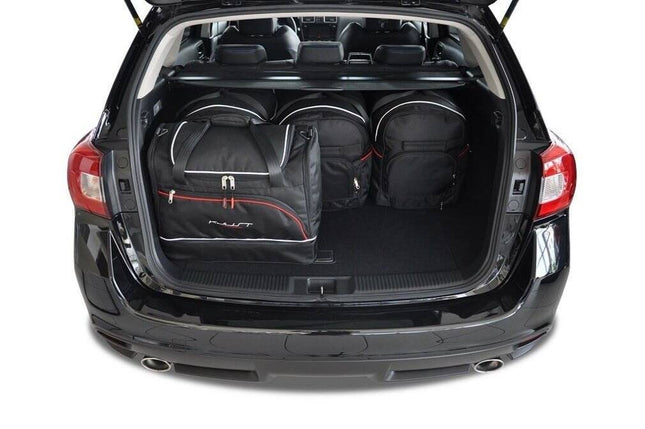 Kjust Reistassenset voor Subaru Levorg 2015-2020 - Set van 5 Tassen met 3 Roltassen en 2 Sporttassen