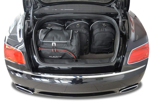 Kjust Reistassenset voor Bentley Continental Flying Spur 2005-2014 - Set van 5 Tassen met 3 Roltassen en 2 Sporttassen