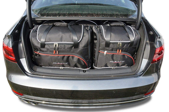 Kjust Reistassenset voor Audi A4 Sedan 2015-2024 - Set van 5 Tassen met 3 Roltassen en 2 Sporttassen