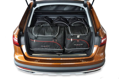 Kjust Reistassenset voor Audi A4 Avant 2015-2024 - Set van 5 Tassen met 3 Roltassen en 2 Sporttassen