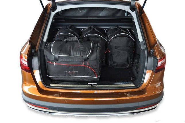 Kjust Reistassenset voor Audi A4 Avant 2015-2024 - Set van 5 Tassen met 3 Roltassen en 2 Sporttassen