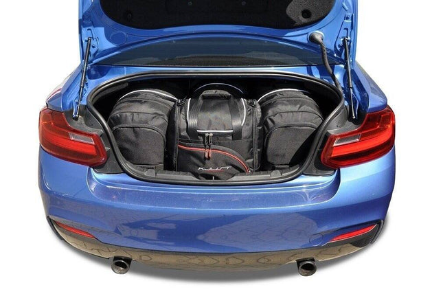 Kjust Reistassenset voor BMW 2 serie coupe 2014-2022 - Set van 4 Tassen met 2 Roltassen en 2 Sporttassen
