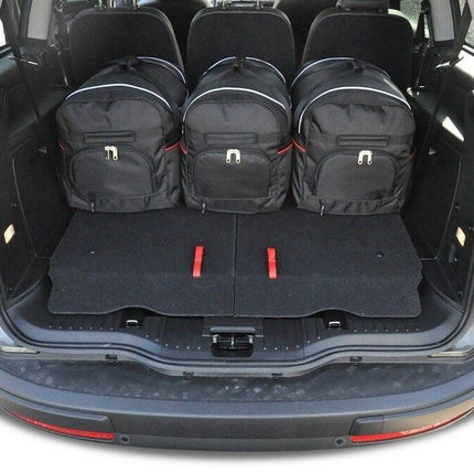 Kjust Reistassenset voor Ford Galaxy 2010-2015 - Set van 5 Tassen met 3 Roltassen en 2 Sporttassen