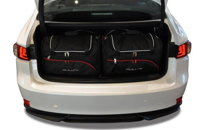 Kjust Reistassenset voor Lexus IS Sedan vanaf 2013 - Set van 4 Tassen met 2 Roltassen en 2 Sporttassen