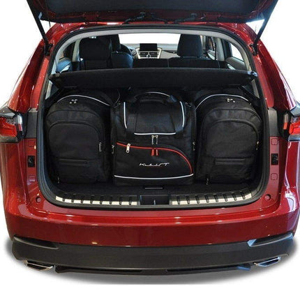 Kjust Reistassenset voor Lexus NX 2014-2021 - Set van 4 Tassen met 2 Roltassen 1 Sporttas en 1 Vliegtuigtas
