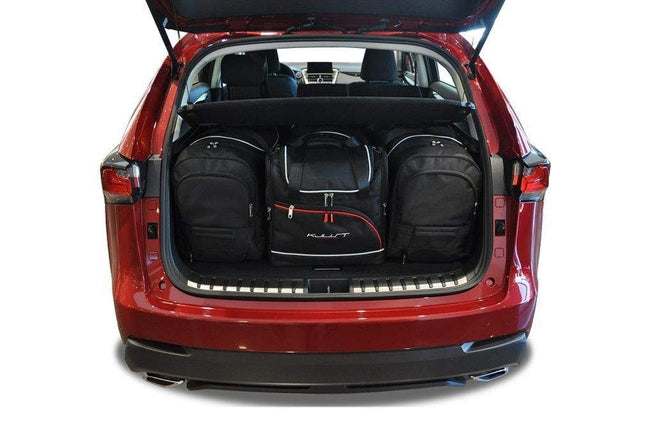 Kjust Reistassenset voor Lexus NX 2014-2021 - Set van 4 Tassen met 2 Roltassen 1 Sporttas en 1 Vliegtuigtas