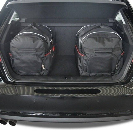 Kjust Reistassenset voor Audi A3 3-deurs 2012-2018 - Set van 3 Tassen met 2 Roltassen en 1 Vliegtuigtas