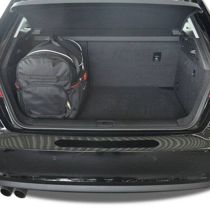 Kjust Reistassenset voor Audi A3 3-deurs 2012-2018 - Set van 3 Tassen met 2 Roltassen en 1 Vliegtuigtas