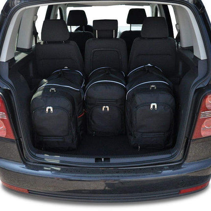 Kjust Reistassenset voor Volkswagen Touran 2003-2010 - Set van 4 Tassen met 3 Roltassen en 1 Sporttas
