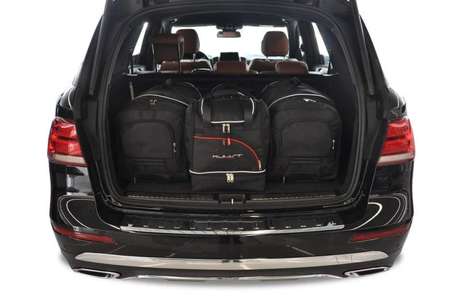 Kjust Reistassenset voor Mercedes Benz GLE 2015-2019 - Set van 4 Tassen met 2 Roltassen en 2 Sporttassen