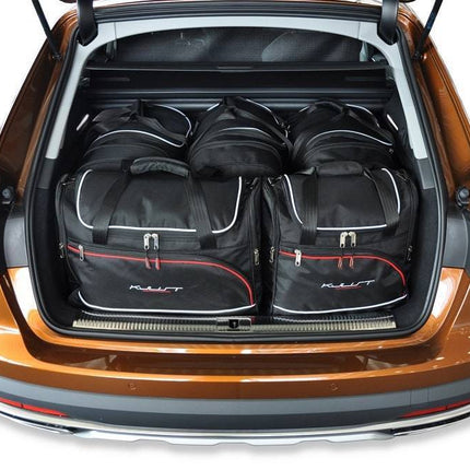 Kjust Reistassenset voor Audi A4 Avant 2015-2024 - Set van 5 Tassen met 3 Roltassen en 2 Vliegtuigtassen