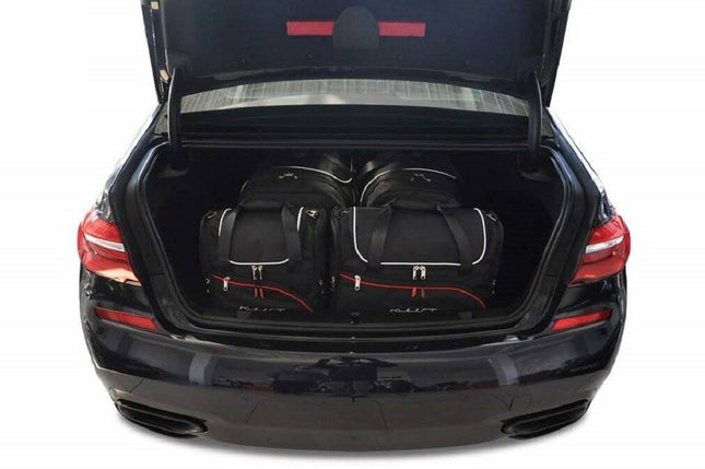 Kjust Reistassenset voor BMW 7 serie 2015-2022 - Set van 4 Tassen met 2 Roltassen en 2 Vliegtuigtassen