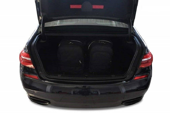 Kjust Reistassenset voor BMW 7 serie 2015-2022 - Set van 4 Tassen met 2 Roltassen en 2 Vliegtuigtassen