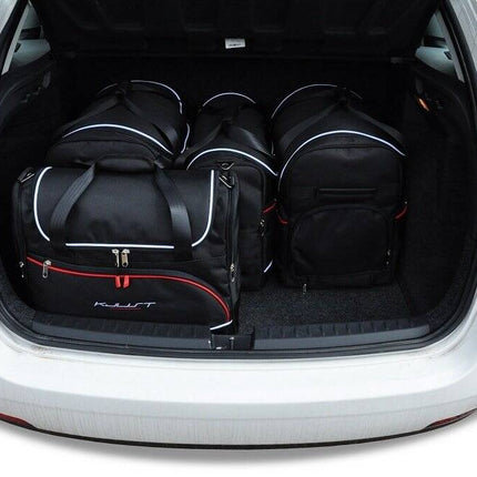 Kjust Reistassenset voor Seat Ibiza ST stationwagen 2010-2017 - Set van 5 Tassen met 2 Roltassen en 3 Vliegtuigtassen