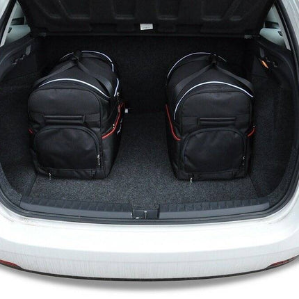 Kjust Reistassenset voor Seat Ibiza ST stationwagen 2010-2017 - Set van 5 Tassen met 2 Roltassen en 3 Vliegtuigtassen