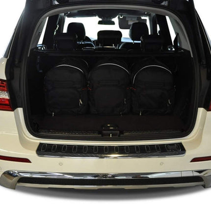 Kjust Reistassenset voor Mercedes Benz M-Klasse 2011-2015 - Set van 5 Tassen met 3 Roltassen en 2 Sporttassen