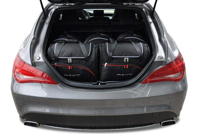 Kjust Reistassenset voor Mercedes Benz CLA Shooting Brake 2015-2019 - Set van 5 Tassen met 3 Roltassen en 2 Sporttassen