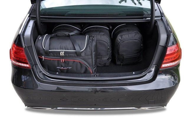Kjust Reistassenset voor Mercedes Benz E-Klasse Limousine 2009-2016 - Set van 5 Tassen met 3 Roltassen en 2 Sporttassen