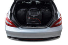 Kjust Reistassenset voor Mercedes Benz CLS Shooting Brake 2012-2018 - Set van 4 Tassen met 3 Roltassen en 1 Sporttas