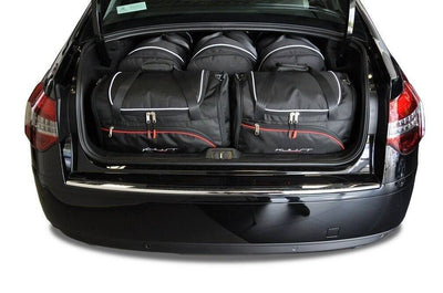 Kjust Reistassenset voor Citroen C5 Sedan 2008-2018 - Set van 5 Tassen met 3 Roltassen en 2 Sporttassen