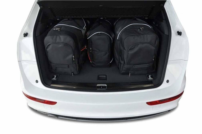 Kjust Reistassenset voor Audi Q5 2008-2017 - Set van 4 Tassen met 2 Roltassen en 2 Vliegtuigtassen