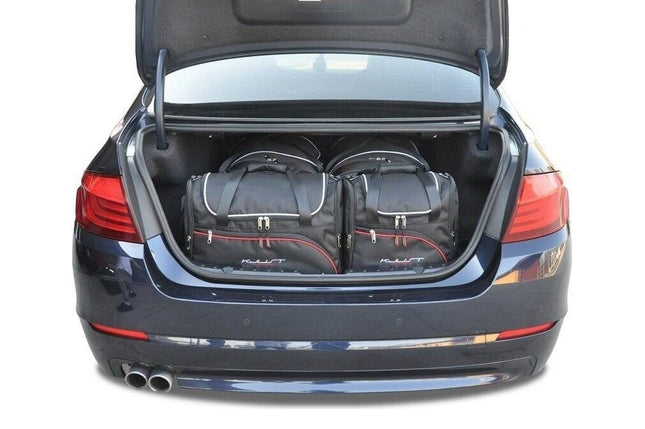 Kjust Reistassenset voor BMW 5 serie Sedan 2010-2017 - Set van 4 Tassen met 2 Roltassen en 2 Vliegtuigtassen
