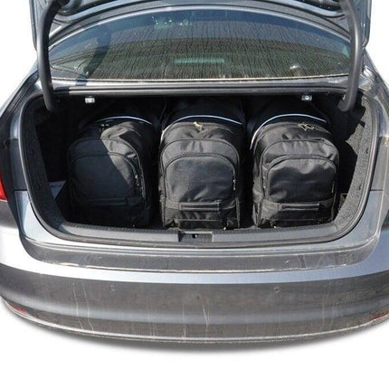 Kjust Reistassenset voor Volkswagen Jetta Sedan 2011-2014 - Set van 5 Tassen met 3 Roltassen en 2 Vliegtuigtassen