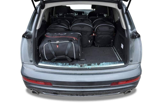 Kjust Reistassenset voor Audi Q7 2006-2015 - Set van 5 Tassen met 3 Roltassen en 2 Sporttassen