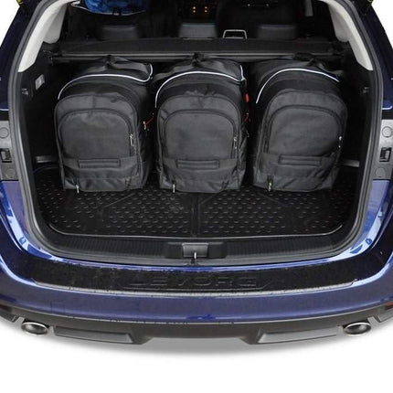 Kjust Reistassenset voor Subaru Levorg 2015-2020 - Set van 5 Tassen met 3 Roltassen en 2 Vliegtuigtassen