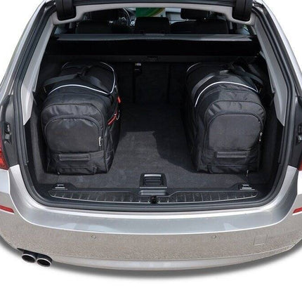 Kjust Reistassenset voor BMW 5 serie Touring 2010-2017 - Set van 4 Tassen met 3 Roltassen en 1 Sporttas