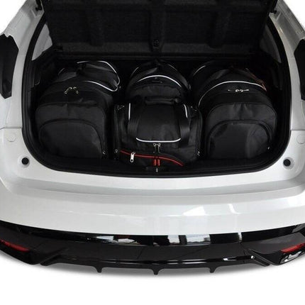 Kjust Reistassenset voor Honda Civic 5-deurs 2011-2017 - Set van 4 Tassen met 2 Roltassen 1 Sporttas en 1 Vliegtuigtas